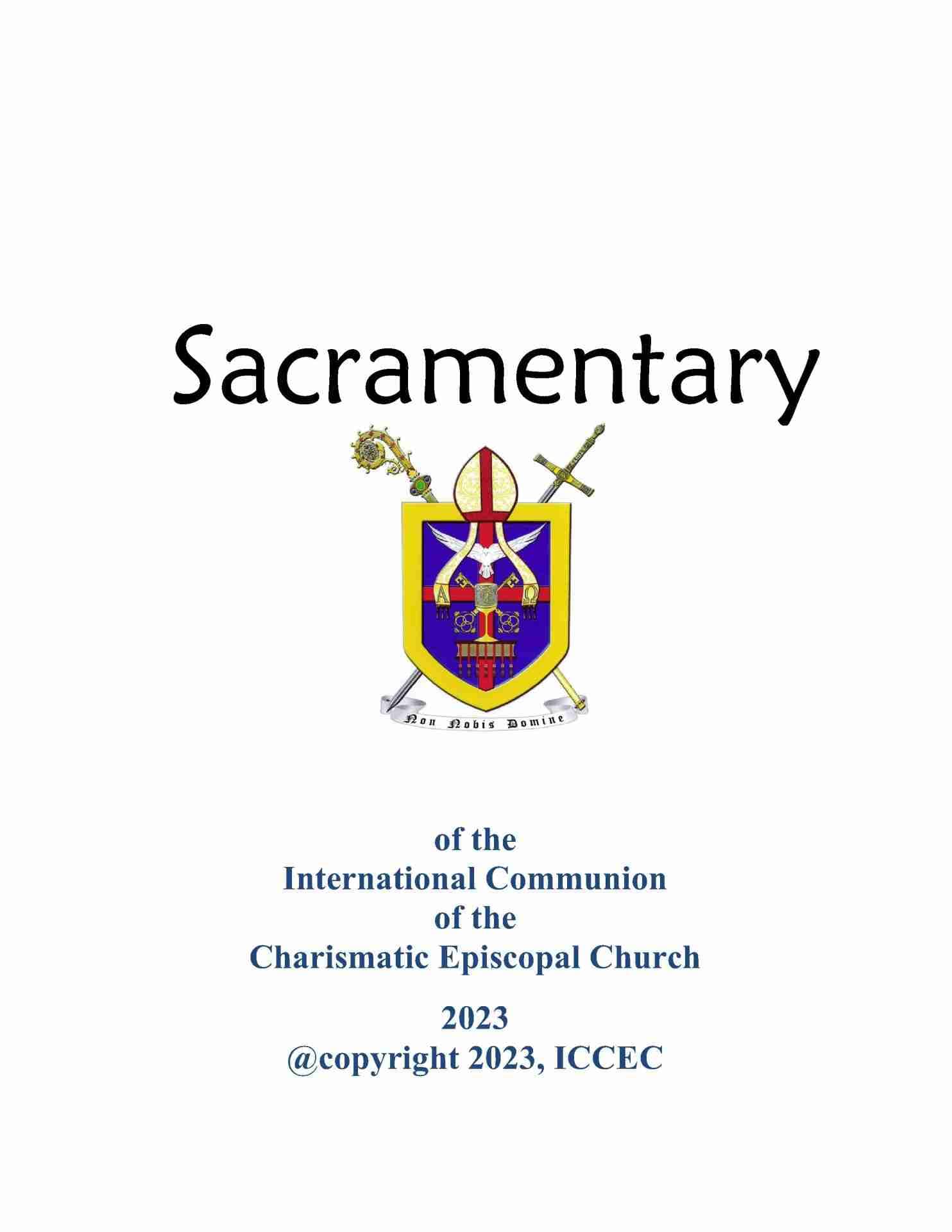 2023 ICCEC Sacramentary