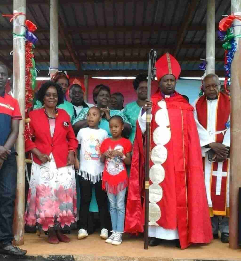 Bishop Abed Musyoka and his family